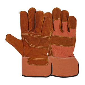 Gants de travail de soudure en cuir anti-chimique, manchette de sécurité arrière, paume patchée, gants respirants résistants à la déchirure, nouvel arrivage - Product Image 2