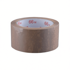 Cinta Adhesiva de PVC Marrón BURMANN para Oficina, 66 m de Longitud, 50 mm de Ancho, 1 Rollo, Cinta de Embalaje - Product Image 3