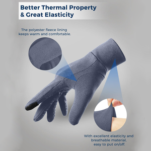 Guantes Unisex de Fibra de Carbono con Dedo Completo para Correr, Superventas, Compresión de Pantalla Táctil, Deportes al Aire Libre y Ciclismo, Guantes de Motocicleta - Product Image 4