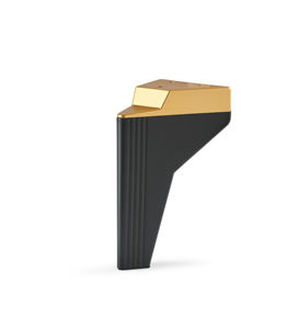 Venus Modern Leg 17cm Pata de muebles de plástico negro Fuerte resistente Diseño elegante Sofá Gabinete Unidad de TV Comedor Sala de estar - Product Image 1