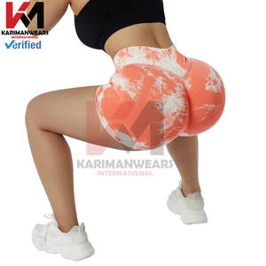 Pantalones cortos de gimnasio de la mejor calidad diseño personalizado último estilo nuevo modelo pantalones cortos de gimnasio personalizados mujeres logotipo personalizado Fitness Yoga Activewear - Product Image 4