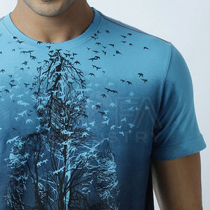 Camisetas de sublimación personalizadas de primera calidad para hombre, camisetas con estampado de poliéster vibrante para exteriores, gimnasio y ropa de calle - Product Image 5