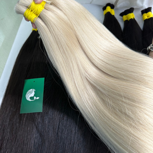 Vente en gros 100% Extensions de cheveux humains en vrac de haute qualité en couleurs vierges naturelles - Product Image 1