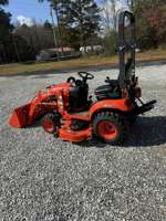 Tracteur à roues 22HP pour tracteur BX2380, système d'attache rapide, changement rapide de godets, capacité de levage de 739 lb, moteur diesel