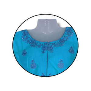 100% blusa de mujer de media manga de talla grande Vintage Premium OEM de boda de alta calidad superventas disponible Casual primavera otoño - Product Image 3