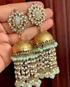 <b>Beautiful</b> Jhumki <b>Earrings</b> For Women Perfect for Weddings, Festivals, and Special Occasions Dangle <b>Earrings</b> For All Occasions - Product Image 2