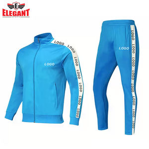 Chándal de chaqueta con cremallera para hombre, ropa de gimnasio, ropa deportiva, chándal con logotipo personalizado, ropa de entrenamiento para correr, chándales estampados para hombre - Product Image 3