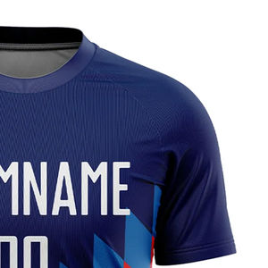 Maillot de football personnalisé en gros avec nom et numéro, style football, manches courtes, léger, personnalisable, sans MOQ - Product Image 6