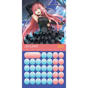 Calendario de Escritorio Hatsune Miku 2026, Planificador de Mesa de Madera y Papel con Diseño Impreso y Pantalla de Adviento - Product Image 3