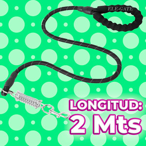 Correa de Nailon Resistente de 2 Metros para Perro con Liberación Rápida, Duradera y Moderna, Diseño Sólido, Estilo Simple, Material Plástico - Product Image 1