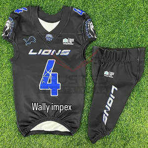 Vêtements de sport fabriqués au Pakistan en 2025, uniforme de football américain, short, séchage rapide, respirant, nouveau design, durable, service OEM - Product Image 4