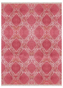 Alfombra Artesanal Personalizable con Patrón Abstracto Multicolor, Hermosas Alfombras Rojas Anudadas a Mano y Conjuntos Disponibles en Varios Tamaños - Product Image 3