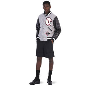 Chaqueta universitaria de lana de alta calidad personalizada de fabricante OEM para hombre, Chaqueta larga de invierno Letterman con soporte fino y bordado de chenilla recubierto - Product Image 2