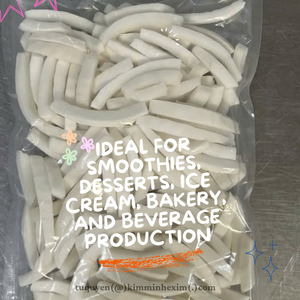 Carne de Coco Congelada LQF, Envasada al Vacío a Granel, 100% Natural, Calidad Premium para Exportación - Product Image 2