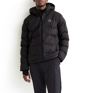 เสื้อแจ็คเก็ตพัฟเฟอร์มีฮู้ดสำหรับผู้ชาย ขายดี คุณภาพสูง อุ่นสบายสำหรับฤดูหนาว สไตล์ลำลอง ปรับแต่งได้ - Product Image 3