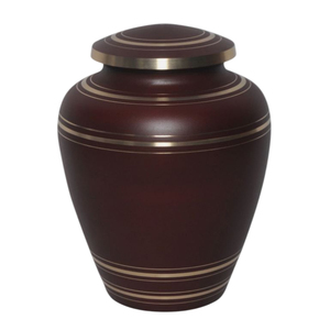 Urnas de cremación de metal de latón dorado y Negro ecológicas, diseño fabuloso, urnas conmemorativas Ashe, almacenamiento para adultos para suministros funerarios - Product Image 2