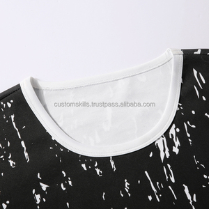 ชุดออกกำลังกาย2022 2ชิ้นเสื้อยืดและกางเกงขาสั้นผ้าฝ้าย100% ออกแบบได้ตามต้องการสำหรับฤดูร้อน - Product Image 2