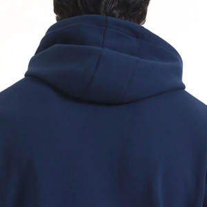 Sudadera con capucha de lana de algodón 100% para hombre, superventas, ropa de invierno larga sólida de talla grande, color personalizado holgado teñido liso - Product Image 6