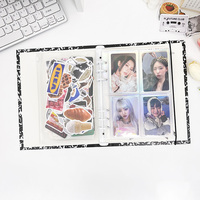 3 5 pulgadas amor forma de corazón A5 hoja suelta tarjetero libro organizador álbum de fotos Colección Kpop Idol