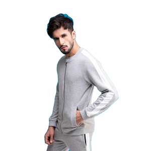 Survêtements pour hommes Vêtements de rue décontractés Mode d'hiver Survêtement Stone Wash Sun Faded Logo personnalisé imprimé Survêtements pour hommes - Product Image 1