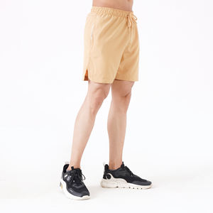 Prix de gros, tissu éponge 100% coton, couleur unie, shorts de sport pour hommes, respirant, séchage rapide, personnalisable, faible MOQ - Product Image 6