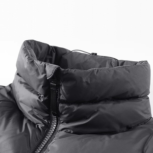 Veste matelassée pour homme de haute qualité OEM, chaude, hiver, grande taille, fermeture éclair intégrale, veste gonflée en duvet - Product Image 6