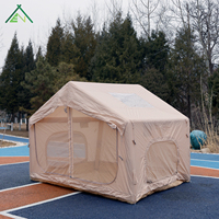 Tente Gonflable Familiale Quatre Saisons 7,5m² 310x245x215cm en Oxford 210D Imperméable avec Chambre et Chambres à Coucher, Idéale pour le Camping et le Glamping (Vente en Gros)