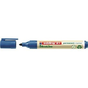Marcador Permanente Azul Edding 21 EcoLine de 1.5-3 mm - Product Image 1
