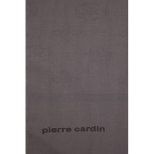 Dark <b>Grey</b> Cotton Headpiece and Neckerchief <b>Scarf</b> - Product Image 4