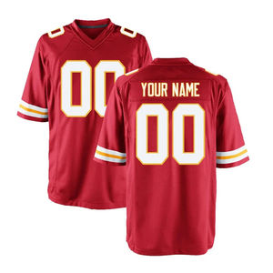 Maillot de football américain confortable 100% polyester Prix ​​bas Séchage rapide Respirant Maillot de football américain Service OEM - Product Image 4