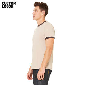 Camiseta transpirable unisex hecha Ringspun 50% Algodón 50% poliéster Heather - Product Image 6