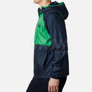 Men's High Street Style Windbreaker <b>Jacket</b> Custom Logo <b>Fleece</b> <b>Lined</b> Polyester Stand Collar High Quality Winter Windproof - Product Image 3