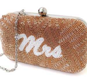 Wholesale Custom Women's Luxury Evening Clutch <b>Bag</b> Clear Designer Purse Gold Chain Light Flower Handbags Customized Logo Pattern - Product Image 2