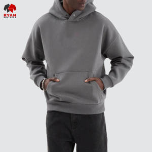 Sweat à capuche personnalisé avec logo frontal pour homme, en tissu polaire 100% coton, confortable et respirant, coupe régulière, service ODM - Product Image 5