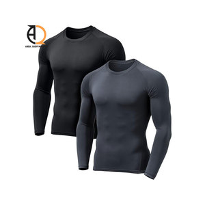 T-shirt de compression sportif Rash Guard, tissu extensible à séchage rapide, MMA BJJ surf, vêtements d'entraînement - Product Image 3