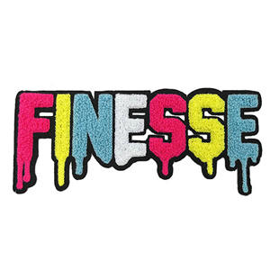 ผ้ากำมะหยี่ปักลายสำหรับเสื้อผ้าผ้ากำมะหยี่ปักโลโก้ตามสั่ง - Product Image 1