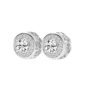 Pendientes Clásicos de Diamantes Brillantes para Mujer en Oro Amarillo Platino o Oro Blanco y Oro Rosa, de Estilo Clásico, De La Marca, De La Marca DE LA Marca - Product Image 2