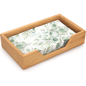 Caja de pañuelos de bambú ecológica de alta calidad para comedor, fabricación de decoración de accesorios para el hogar en Vietnam - Product Image 1