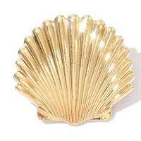 Barrettes à cheveux en alliage style INS avec design coquillage étoile de mer - Accessoires de cheveux de niche haut de gamme