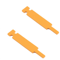 Lot de 2 glissières de tambour de sèche-linge en plastique compatibles Amana 37001298 WP37001298 PS2039613 – Pièce essentielle pour votre machine à laver - Product Image 1