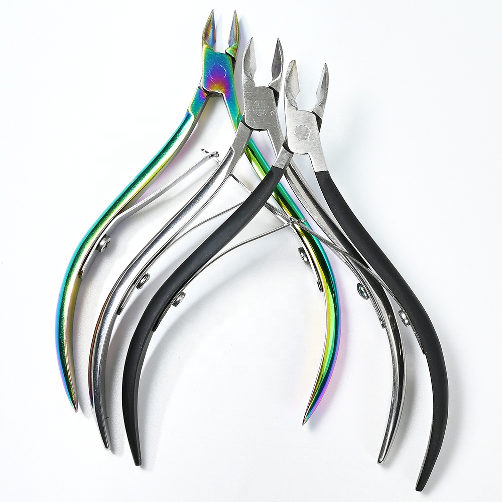 Stainless Steel Nail Cuticle Scissors Manicure Nipper Clipper Dead Skin Remover Eagle Beak Pliers for Baby's Finger Pedicure