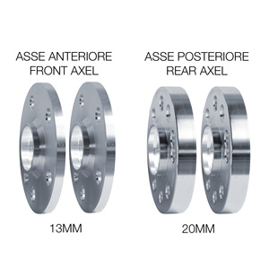 Kit d'entretoises de roue 2X13mm + 2X20mm avec boulons - Product Image 2