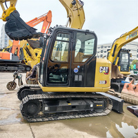 Excavatrice Caterpillar d'occasion Cat 308E de 8 tonnes, en bon état, fabriquée au Japon, originale, à Shanghai