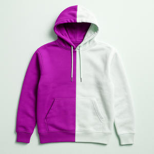 Venta al por mayor de encargo de gran tamaño en todo el mundo contraste Stitch Sudadera con capucha transpirable gota hombro Sudadera con capucha - Product Image 1
