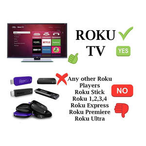 Télécommande Compatible avec All Element Roku TV E4SW5017RKU E4SW5518RKU E2SW6518RKU E4SW6518RKU E4SC4018RKU E4SC5018RKU Smart - Product Image 4