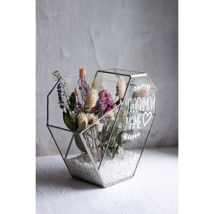 Terrario Geométrico de Cristal, Decoración para el Hogar, Maceta para Suculentas, Moderno Exhibidor de Cristal para Jardín o Mesa, Florero de Cristal - Product Image 4