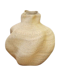 Customized Design Woven Seagrass Belly <b>Basket</b> Latest Arrival for Storage Plant Pot <b>Laundry</b> Picnic Grocery <b>Basket</b> - Product Image 3
