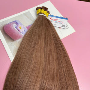 Meilleure vente 100% cheveux vierges vietnamiens Super Double cheveux raides en vrac Extensions de cheveux humains - Product Image 1