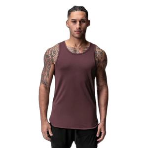Camiseta sin Mangas con Cuello en V de Algodón Básico para Hombre OEM, Transpirable, de Secado Rápido, Colores y Tallas Personalizables, Precio al por Mayor de Alta Calidad a Nivel Mundial - Product Image 1