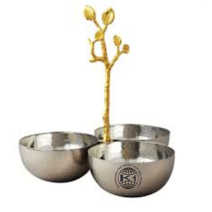 Premium Silver Polished Brass <b>Elephant</b> Urli - Product Image 5